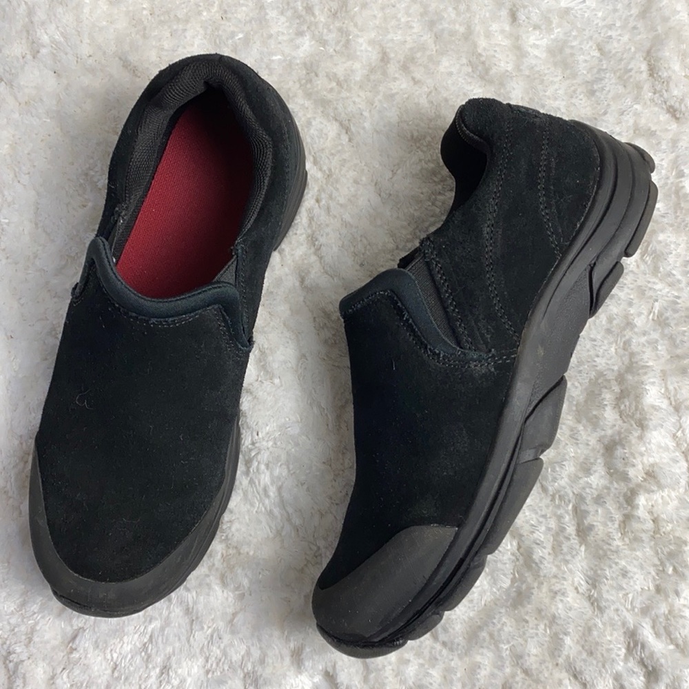 Lands End All Weather Suede Slip-On Shoes